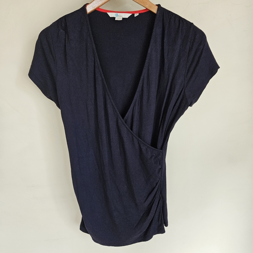 Boden wrap front tee